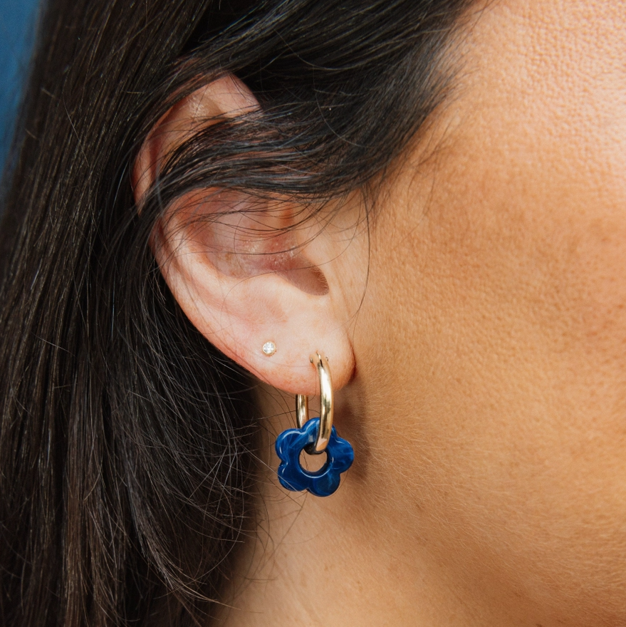 Bloom Hoop Earring Charms