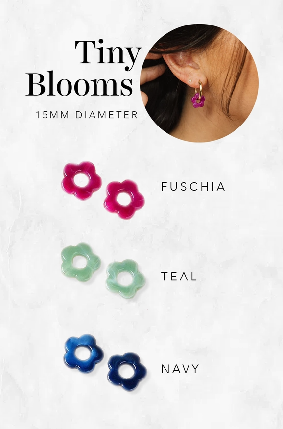Bloom Hoop Earring Charms