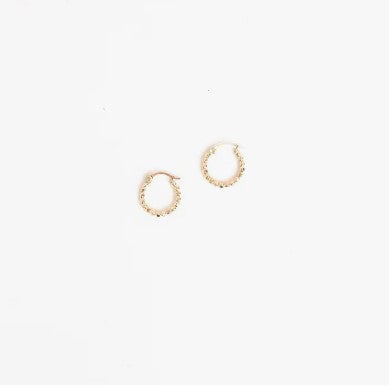 Tiny Dot Hoops