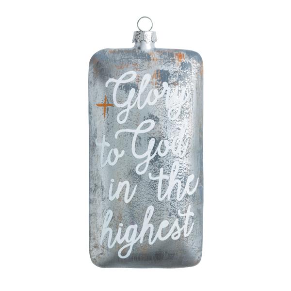 Glass Christmas Ornament