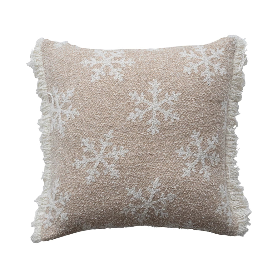 Snowflake Throw Pillow
