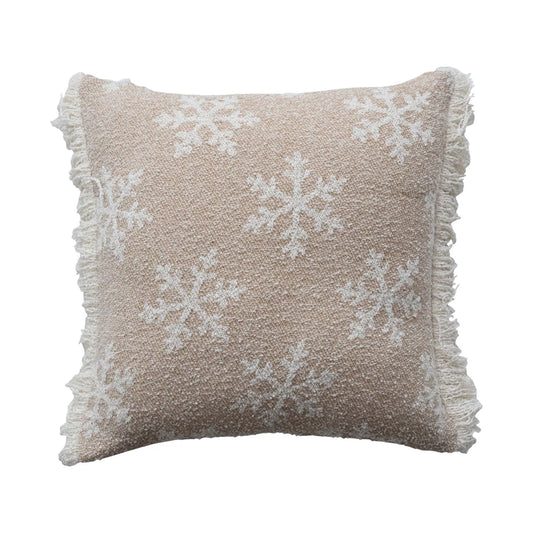 Snowflake Throw Pillow