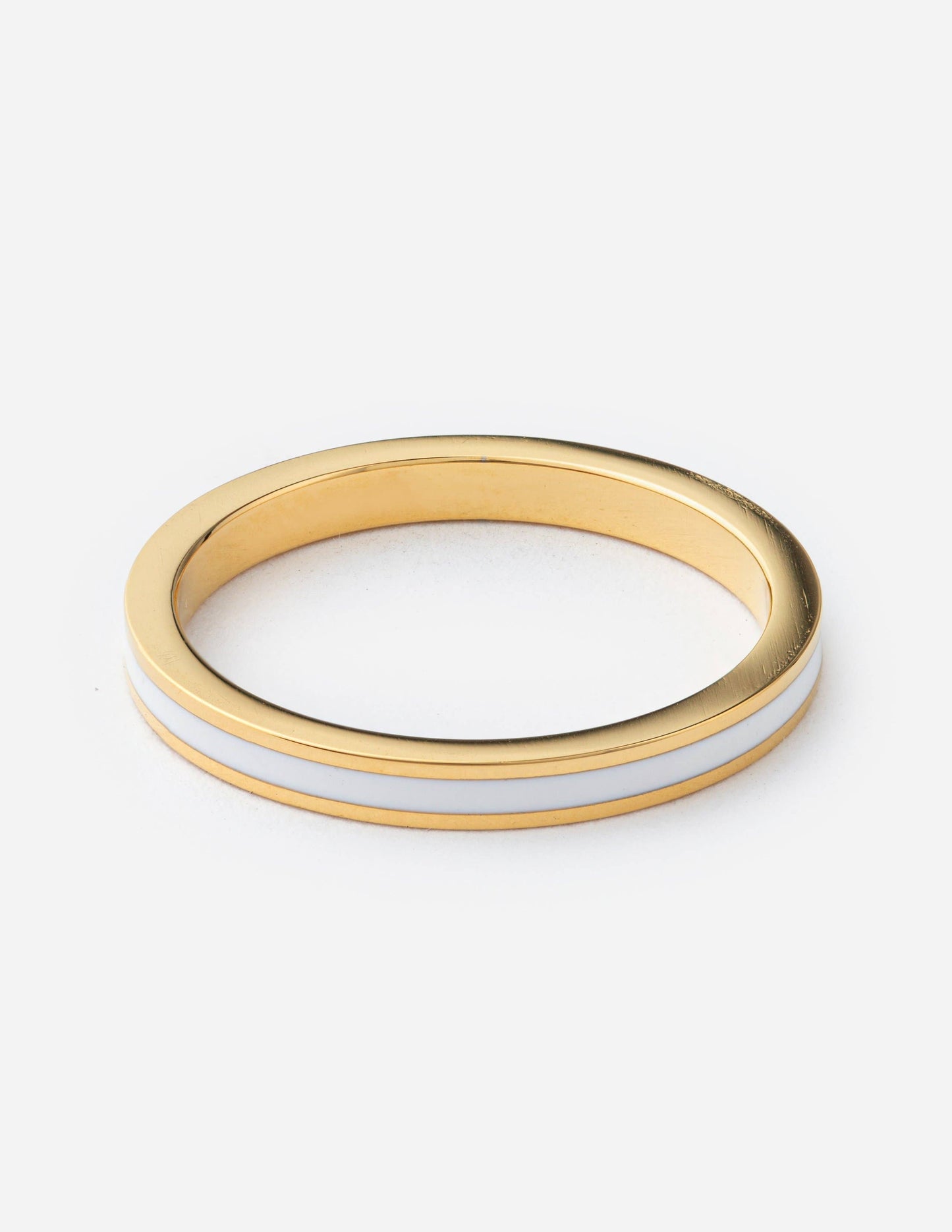 white enamel ring