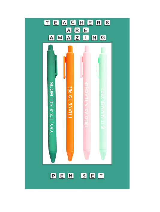 Teachers are Amazing Pen Set