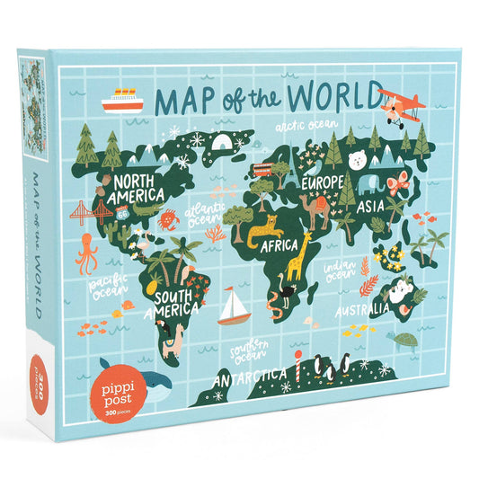 Map of the World - 300 Piece Puzzle