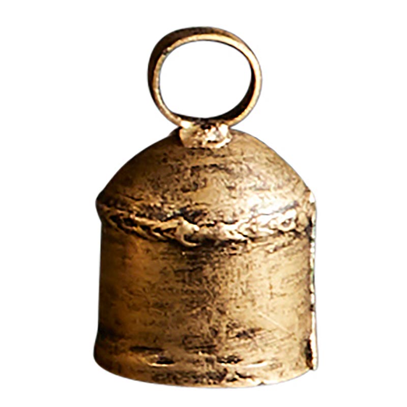 gold christmas bell