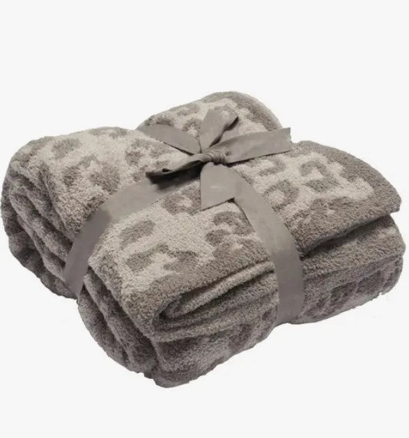 Leopard Fleece Fluffy Blanket