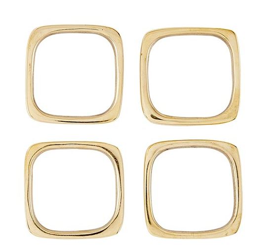 brass napkin rings
