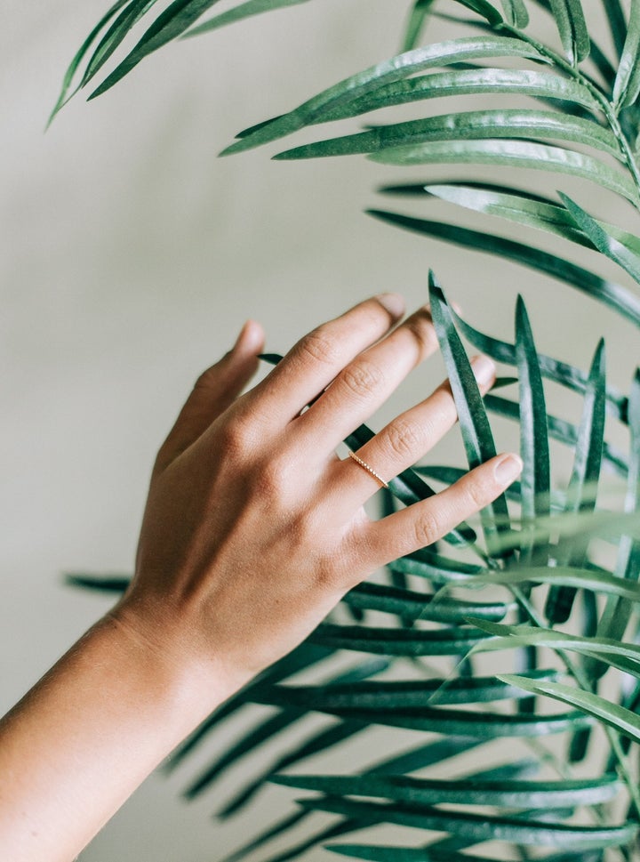 Gold-Filled Dot Ring