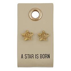 Leather Tag Earring Collection