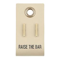 Leather Tag Earring Collection