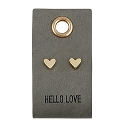 Leather Tag Earring Collection