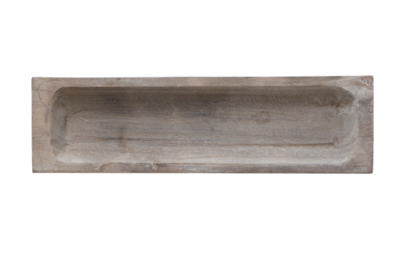 Graywash Tray, Paulownia
