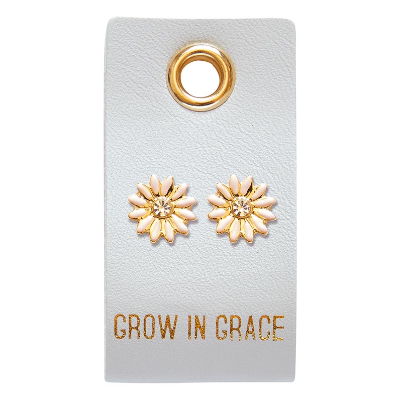Leather Tag Earring Collection