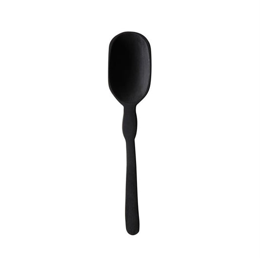 Hand-Carved Acacia Wood Spoon, Black