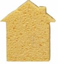 Sisal and Cellulose Holiday Icon Shaped Sponges