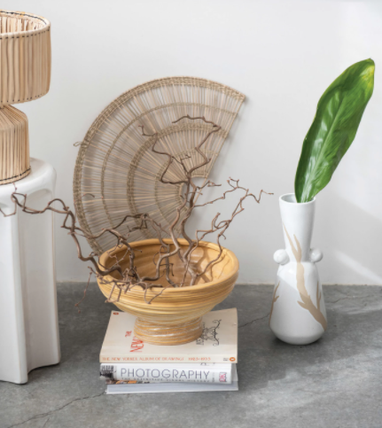 natural fan wall decor