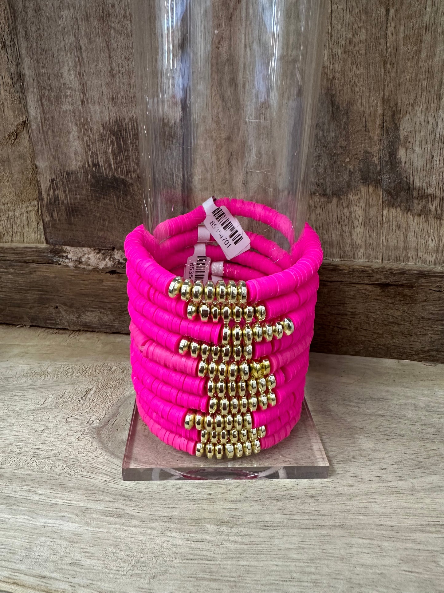 Golden Stone Bohemian Bead Stretch Bracelets