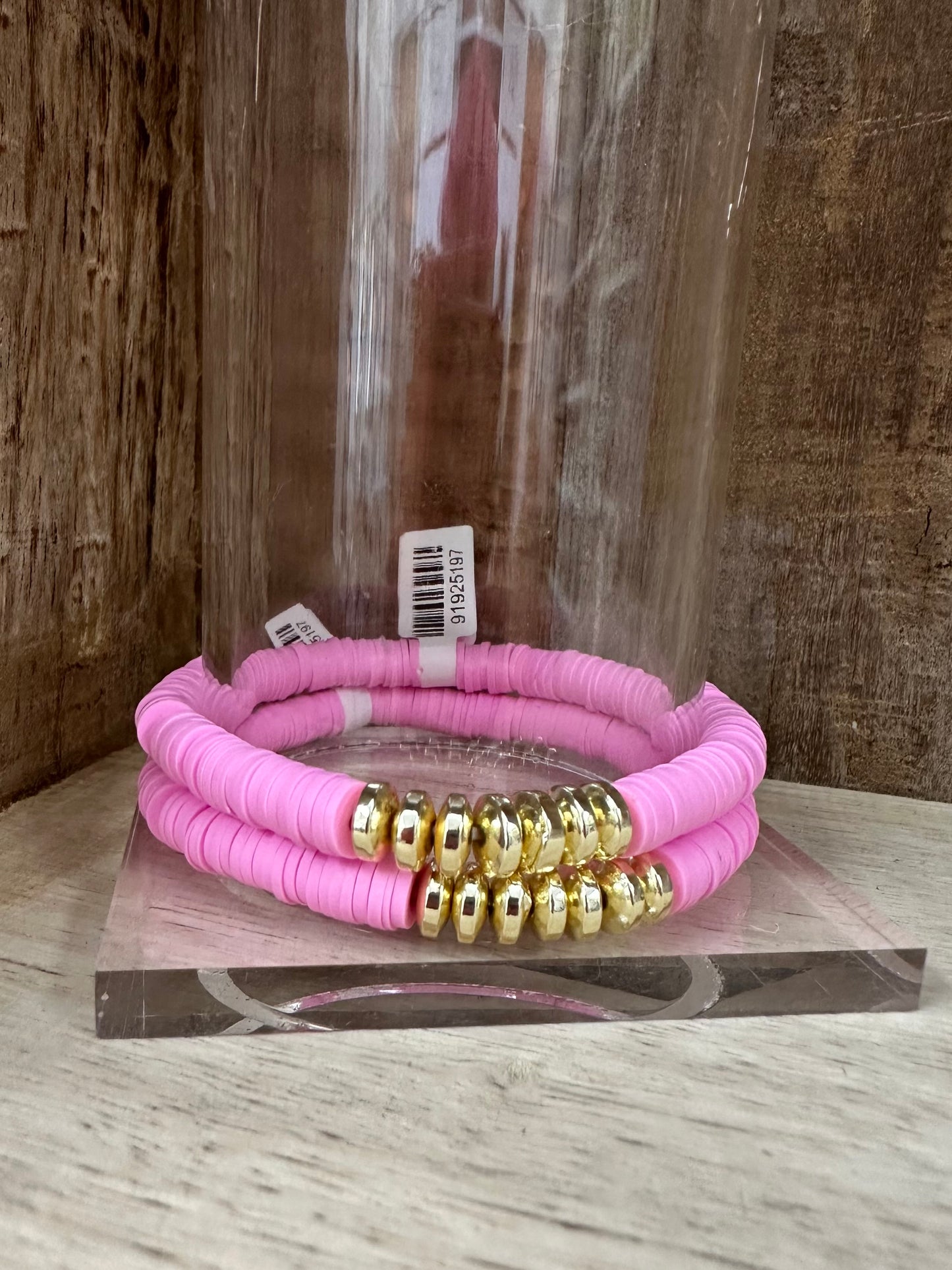 Golden Stone Bohemian Bead Stretch Bracelets