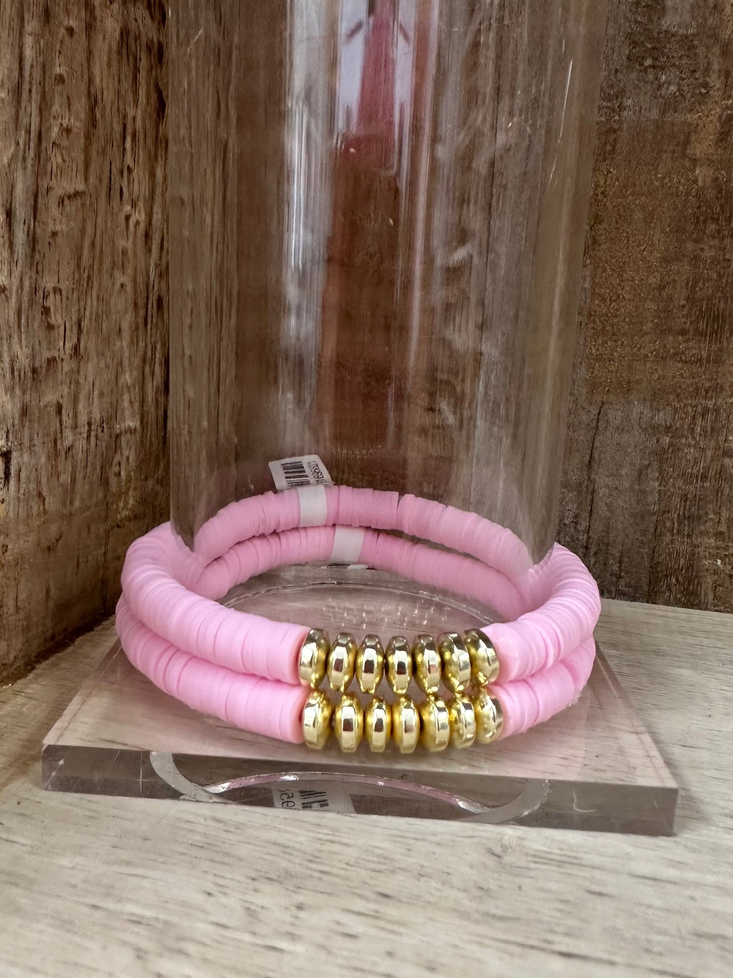 Golden Stone Bohemian Bead Stretch Bracelets