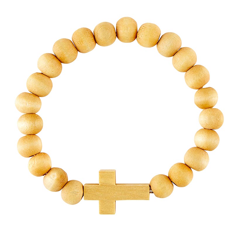 Beaded Cross Bracelet