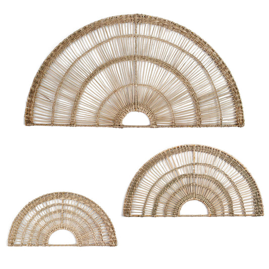 Woven Fan Wall Décor (Natural)