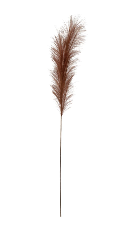 48" Faux Pampas Grass Plume
