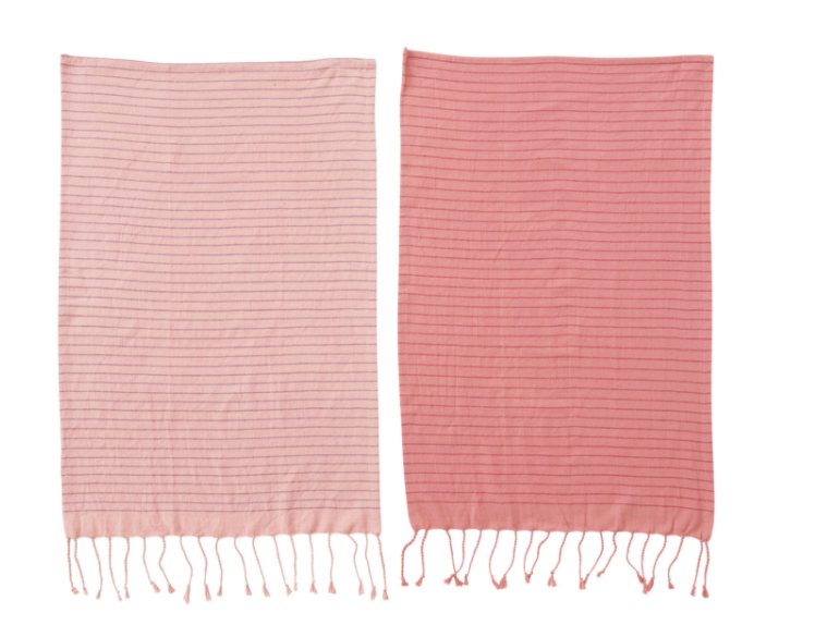 Pink Turkish Tea Towel