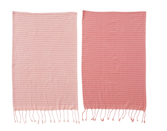 Pink Turkish Tea Towel