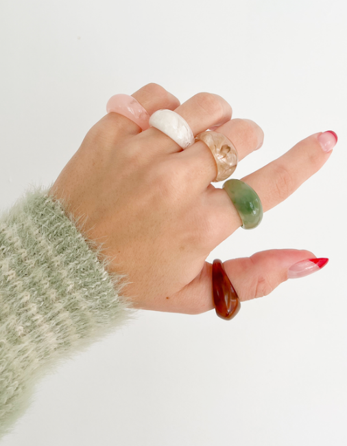 Resin Dome Ring