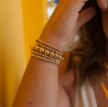 Gold Beaded Bracelet