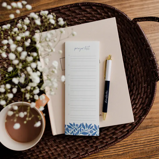 Scripture Memory Notepad - Blush Floral