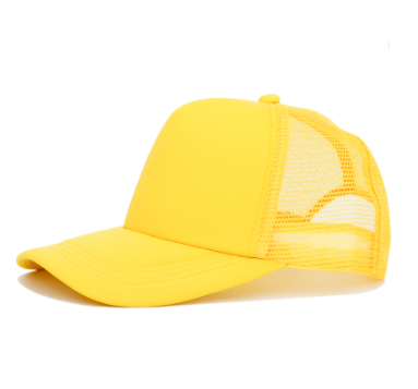 Yellow trucker hat