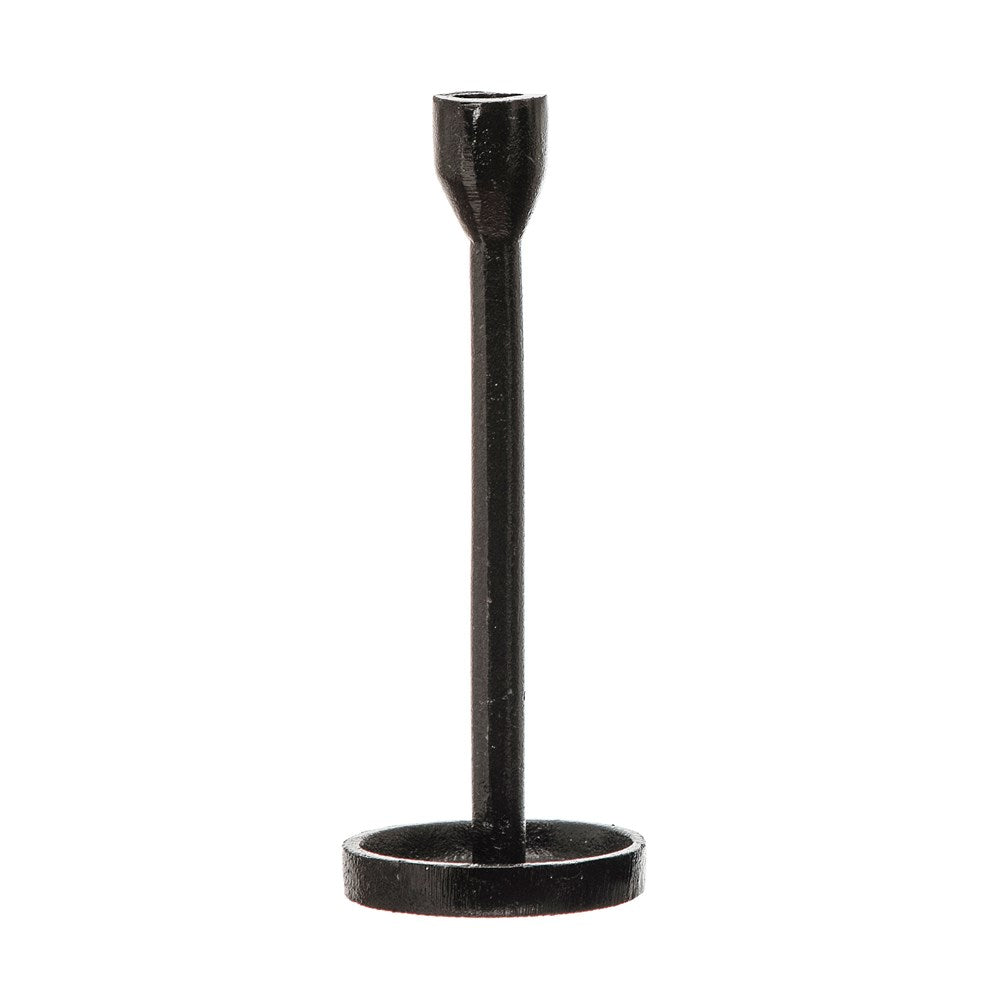 Black Cast Iron Taper Holder Collection
