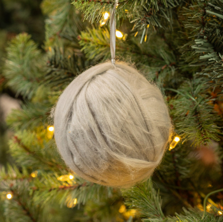 Yarn Ornament-Gray