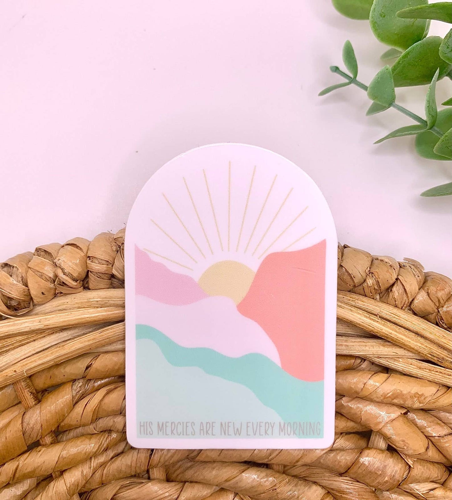His mercies are new sticker