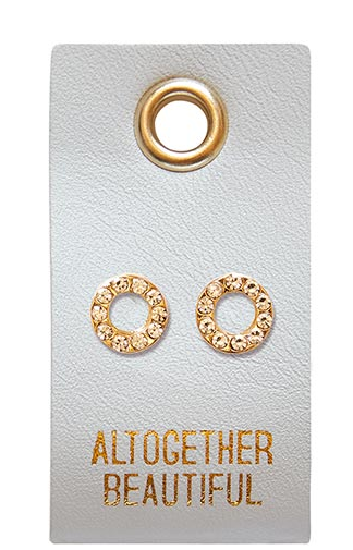 Leather Tag Earring Collection