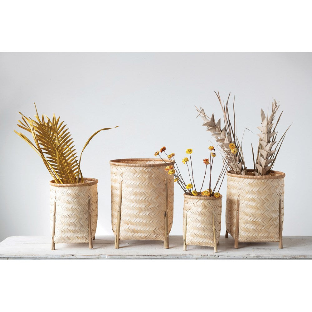 Bamboo Baskets w/ Legs