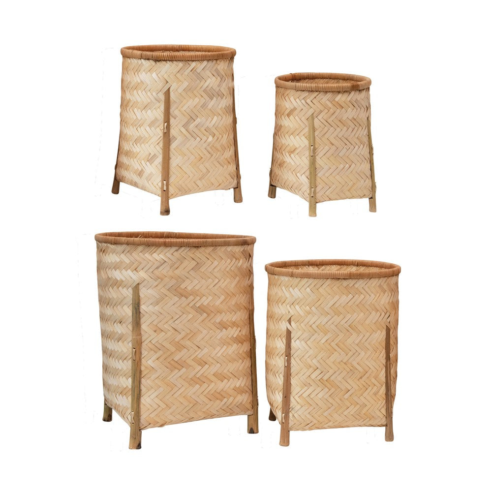 Bamboo Baskets w/ Legs
