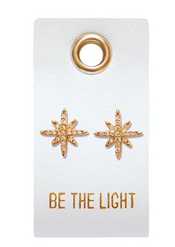 Leather Tag Earring Collection