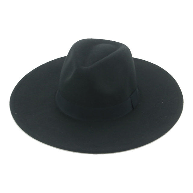 black fedora hat