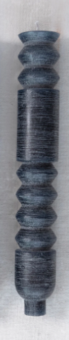 black totem taper candle