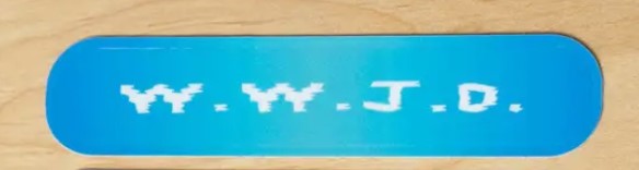 WWJD Sticker
