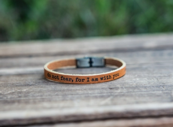 Faith Leather Bracelet Collection