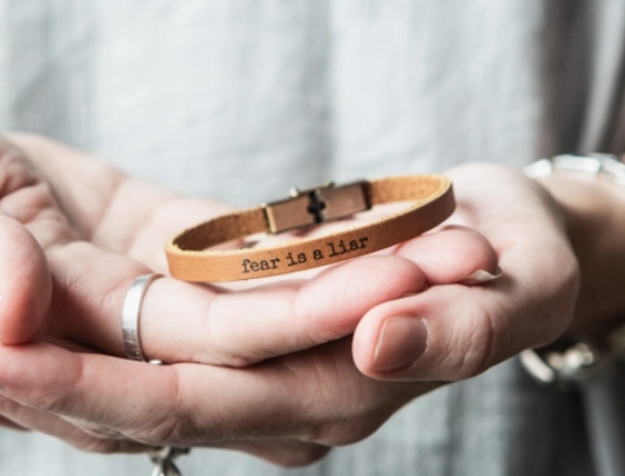 Faith Leather Bracelet Collection
