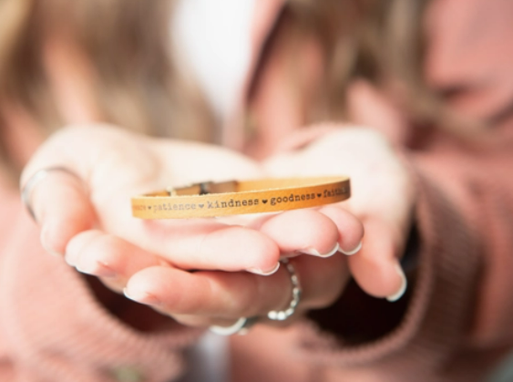 Faith Leather Bracelet Collection
