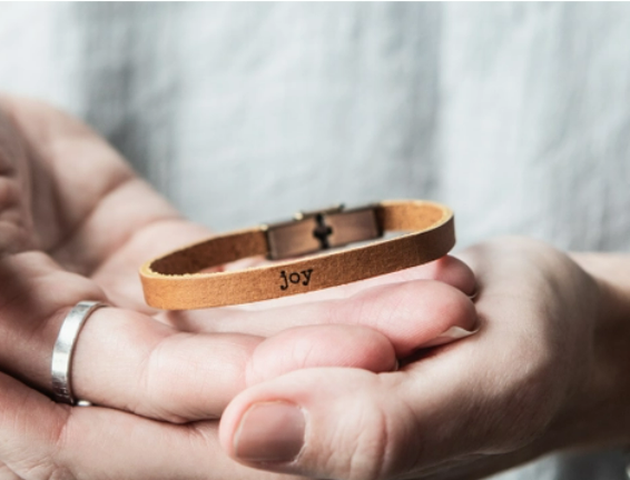 Faith Leather Bracelet Collection