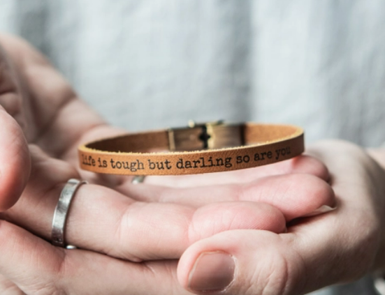 Faith Leather Bracelet Collection