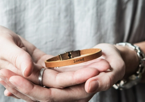 Faith Leather Bracelet Collection