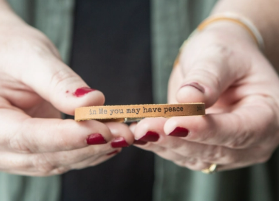 Faith Leather Bracelet Collection